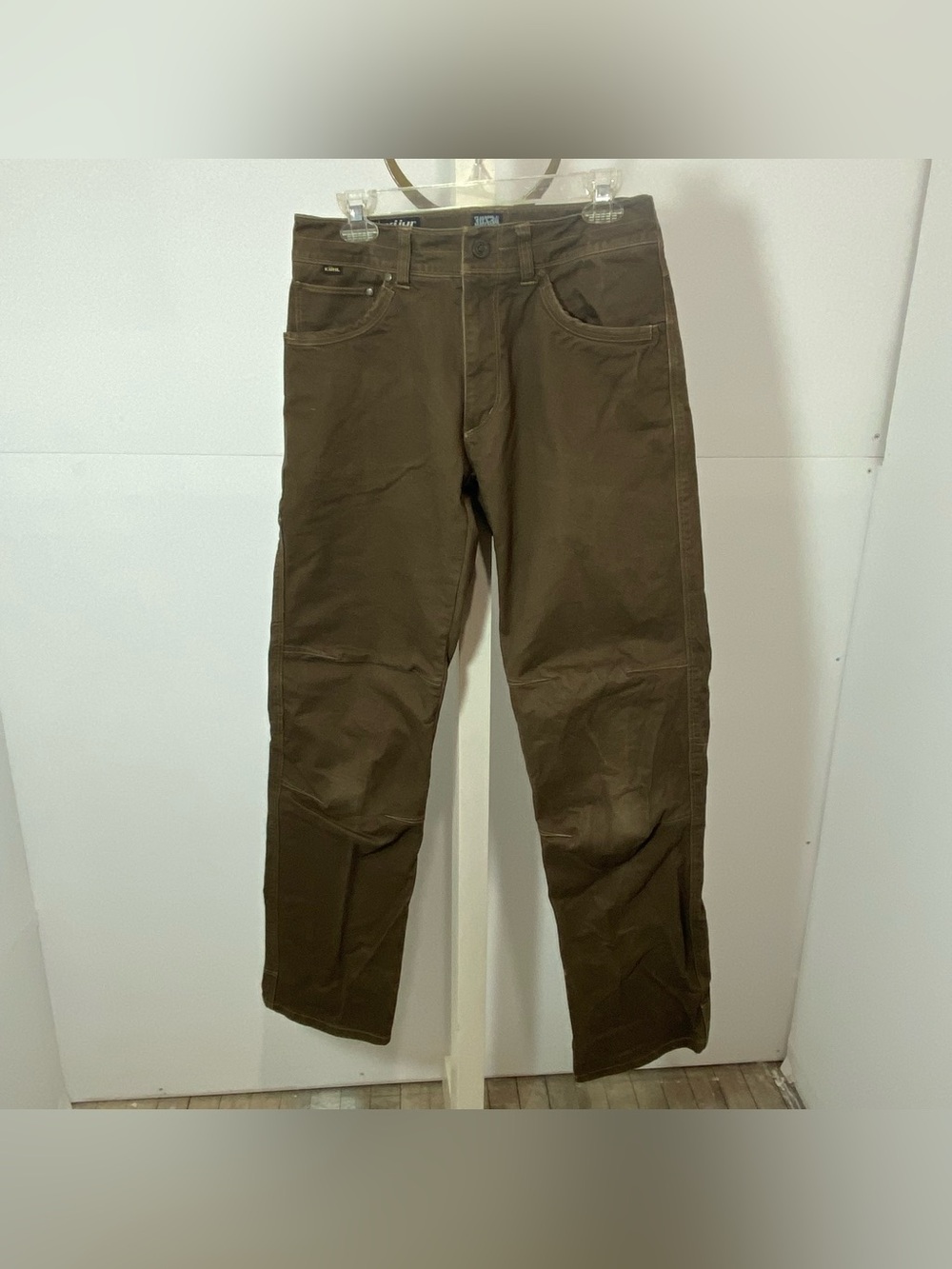 Mens Kuhl Rydr Brown Canvas Pants 30 X 34